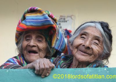 Poor but happy, sisters, from Chua Chajil, Santa Catarina Ixtahuacán