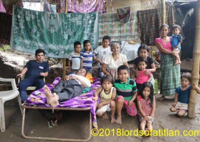 For example, this family caring for grandfather in Cutzán lives in dire poverty.
