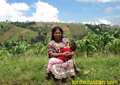 This woman fromMocolic Xot Alto, Patzún breast-feeds her daughter with Chuiquel in background. She is from Mocolic Xot, however. Patzún has several poor rural communities, but none poorer than Mocolic Xot.