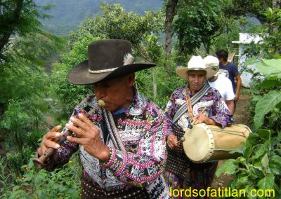 Procession, Fiesta of San José, Mar. 19th, Colonia Pampojilá, San Lucas Tolimán