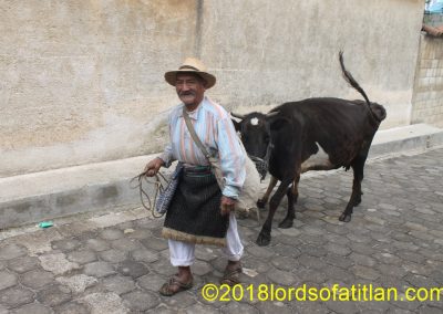 Bernardino is not only a farmer but a member of the cofradia.