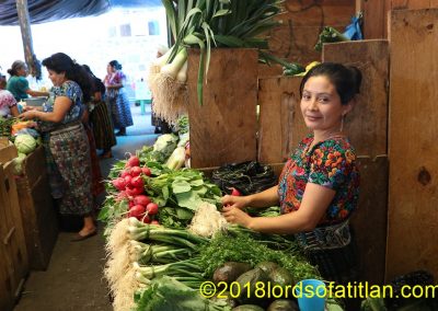 Vegetable sales, San Pedro la Laguna