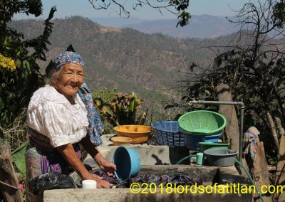 This woman from Canton Quivalá also enjoys the luxury of potable water right in her home.