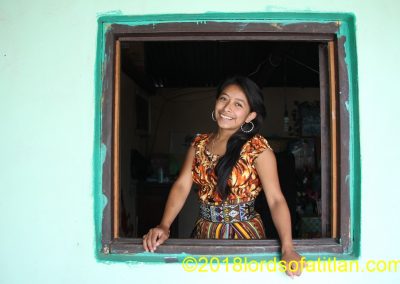 Girl in window, San Pedro la Laguna