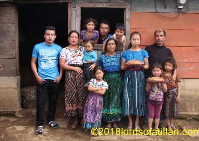 This is a birthday party, Pasaquim, San Juan la Laguna for the taller girl holding bread. However, all the celebration had was the bread. Still, they offered me some.