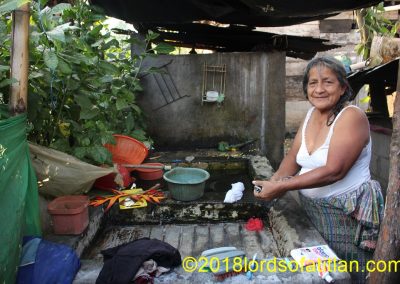 Her blouse may appear immodest, but it{s hot in San Bernardino (San Ber). The cloth on her hip is a chongo. However,  highlanders call it a pistol. Therefore, they call the women of the coast pistoleras.