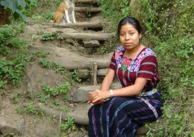 Girl with dog, San Marcos la Laguna