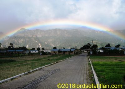 Concepción. In the background, in the mountains are the other communities of the municipality.