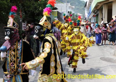Micos ( in some towns called monos, or monkeys) and lions, Corpus Cristi, Panajachel