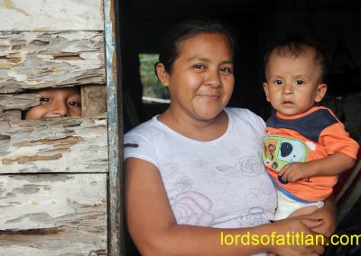 Its good to have a sense of humor while living in humble circumstances, as does this family from San Gabriel,.