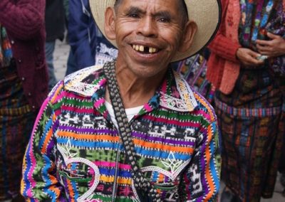This man from Sololá also walks in procession on August 15th. However, he walks with the Virgin of the Assumption (la Asunción).