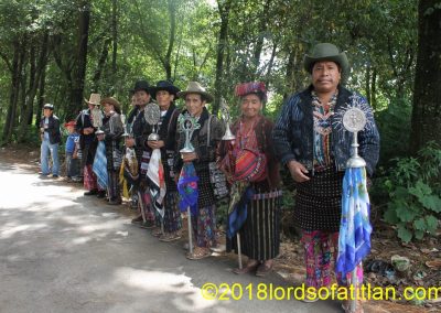 Although Xela celebrates he Virgin of the Rosary with fanfare, celebrations in the rural areas, like this one in Santa Marís, El Tablon are much more modest. Yet they are more traditional and original.