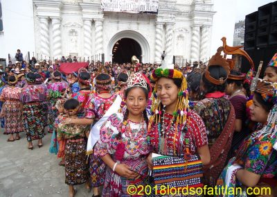 Reinas de Xecanchavox y Totónicapán en Zunil, Quetzaltenango