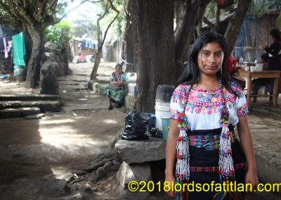La reina de Sumpango en la casa de Raúl Xep, San Lucas tolimán, Sololá