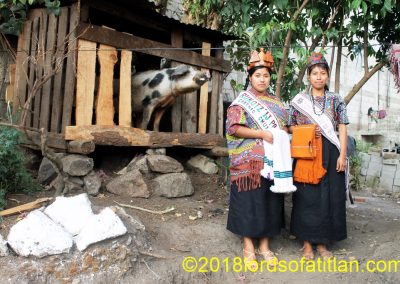 Reinas de San Martín Jilotepeque en Santa Apolonia, Chimaltenango